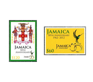 50th Anniv. of Independence - Caribbean / Jamaica 2012 Set