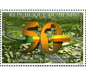 50th anniv. of the Independence of Benin - West Africa / Benin 2010 - 500