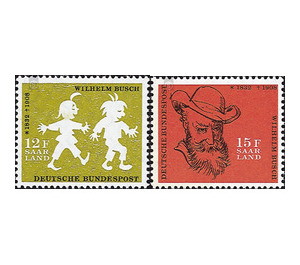 50th anniversary of death  - Germany / Saarland 1958 Set