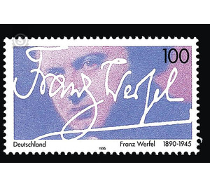 50th anniversary of death of Franz Werfel  - Germany / Federal Republic of Germany 1995 - 100 Pfennig