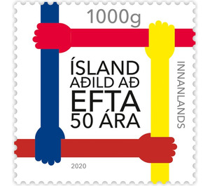 50th Anniversary of Iceland in EFTA - Iceland 2020