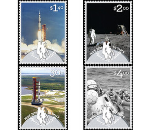 50th Anniversary of Moon Landing (2019) - Polynesia / Niue 2019 Set