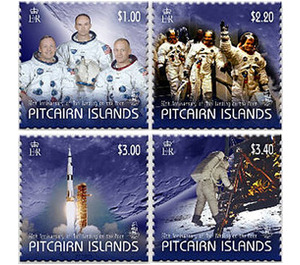 50th Anniversary of Moon Landing (2019) - Polynesia / Pitcairn Islands 2019 Set