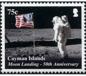 50th Anniversary of Moon Landing - Caribbean / Cayman Islands 2019 - 75