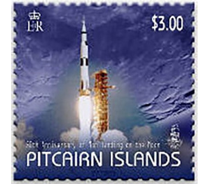 50th Anniversary of Moon Landing - Polynesia / Pitcairn Islands 2019 - 3