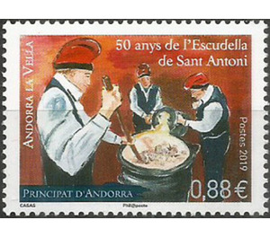 50th Anniversary of the Festival of the Soup of Sant Antoni - Andorra, French Administration 2019 - 0.88