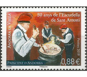 50th Anniversary of the Festival of the Soup of Sant Antoni - Andorra, French Administration 2019 - 0.88