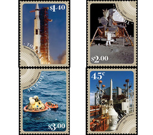 50th Anniversary of the Moon Landing (2019) - Polynesia / Tokelau 2019 Set