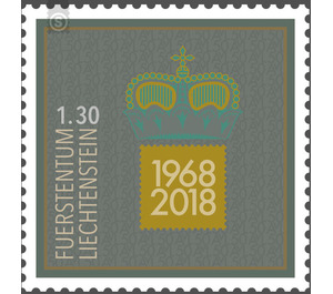 50th Birthday of H.S.H. Hereditary Prince Alois von und zu Liechtenstein - Green Princely Hat  - Liechtenstein 2018 - 130 Rappen
