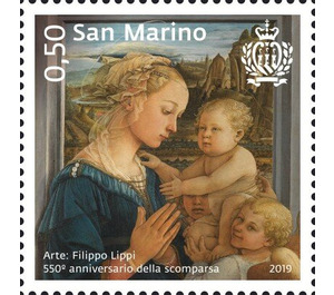 550th Anniverary of Filippo Lippi Death - San Marino 2019 - 0.50