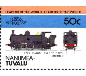 5700 Class 0-6-0 PT 1929 British - Polynesia / Tuvalu, Nanumea 1984