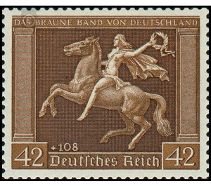 5th race for The Brown Band in Munich-Riem  - Germany / Deutsches Reich 1938 - 42 Reichspfennig