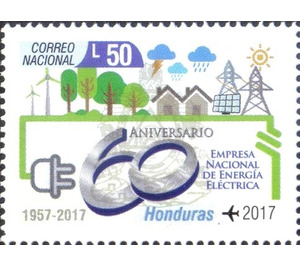 60 years of state energy supply company (ENEE) - Central America / Honduras 2017 - 50