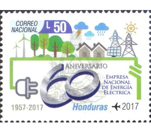 60 years of state energy supply company (ENEE) - Central America / Honduras 2017 - 50
