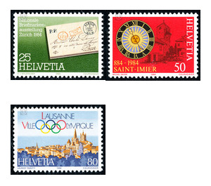 60 years  - Switzerland 1984 Set