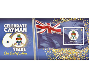 60th Anniversary of the Cayman Islands Coat of Arms - Caribbean / Cayman Islands 2018