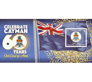 60th Anniversary of the Cayman Islands Coat of Arms - Caribbean / Cayman Islands 2018