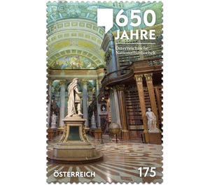 650 years of the Austrian National Library  - Austria / II. Republic of Austria 2018 - 175 Euro Cent