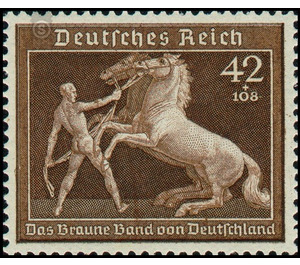 6th race for The Brown Band in Munich-Riem  - Germany / Deutsches Reich 1939 - 42 Reichspfennig