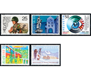 700 years  - Switzerland 1989 Set