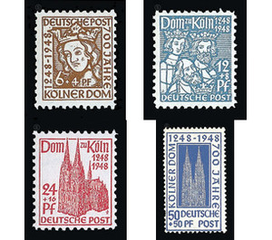 700th anniversary  - Germany / Western occupation zones / American zone 1948 Set