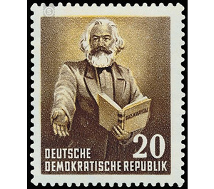 70th anniversary of death of Karl Marx  - Germany / German Democratic Republic 1953 - 20 Pfennig