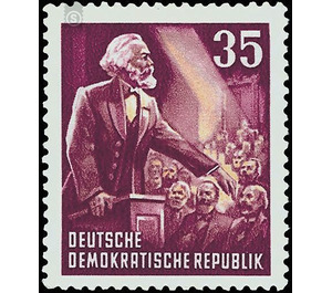 70th anniversary of death of Karl Marx  - Germany / German Democratic Republic 1953 - 35 Pfennig