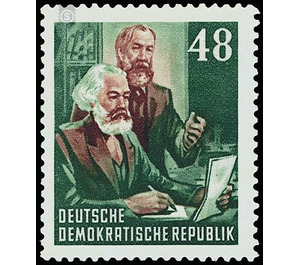 70th anniversary of death of Karl Marx  - Germany / German Democratic Republic 1953 - 48 Pfennig