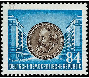 70th anniversary of death of Karl Marx  - Germany / German Democratic Republic 1953 - 84 Pfennig