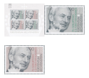 70th Birthday  - Liechtenstein 2015 Set