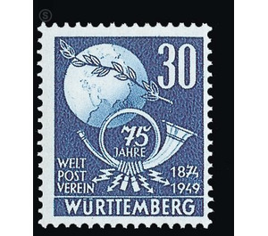75 years  - Germany / Western occupation zones / Württemberg-Hohenzollern 1949 - 30 Pfennig