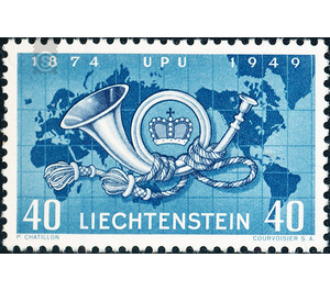 75 years  - Liechtenstein 1949 - 40 Rappen