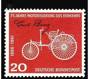 75 years motorization of Traffic - Germany / Federal Republic of Germany 1961 - 20 Pfennig