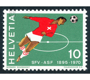 75 years  - Switzerland 1970 - 10 Rappen