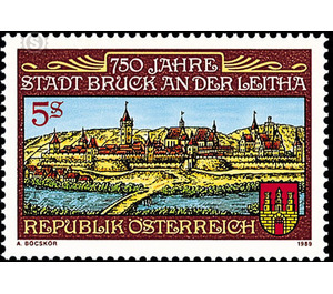 750 years  - Austria / II. Republic of Austria 1989 - 5 Shilling
