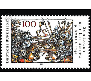 750th anniversary of the battle of Liegnitz  - Germany / Federal Republic of Germany 1991 - 100 Pfennig