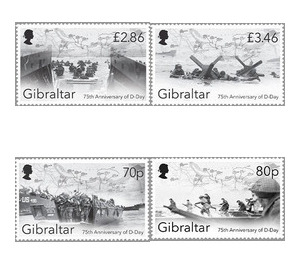 75th Anniversary of D-Day Landings in Normandy, France - Gibraltar 2019 Set