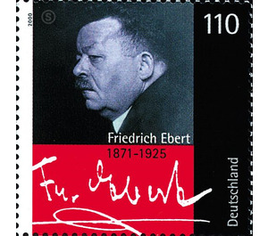 75th anniversary of death of Friedrich Ebert  - Germany / Federal Republic of Germany 2000 - 110 Pfennig