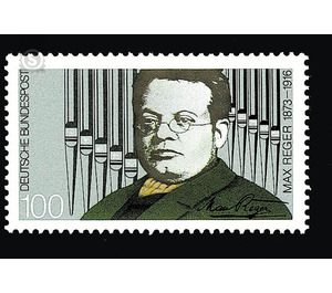 75th anniversary of death of Max Reger  - Germany / Federal Republic of Germany 1991 - 100 Pfennig