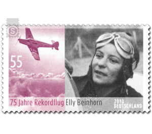 75th anniversary of Elly Beinhorn's record flight  - Germany / Federal Republic of Germany 2010 - 55 Euro Cent