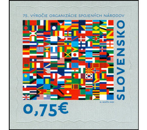 75th Anniversary of the United Nations - Slovakia 2020 - 0.75