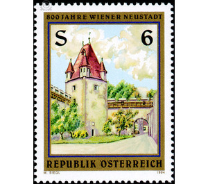 800 years  - Austria / II. Republic of Austria 1994 - 6 Shilling