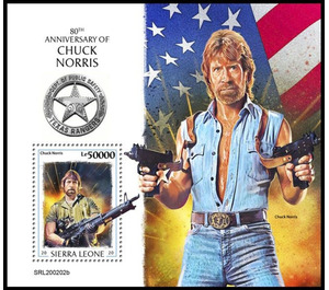 80th Anniversary of the Birth of Chuck Norris - West Africa / Sierra Leone 2020