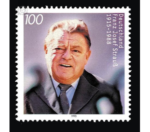 80th birthday of Franz Josef Strauß  - Germany / Federal Republic of Germany 1995 - 100 Pfennig