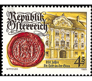 850 years  - Austria / II. Republic of Austria 1981 - 4 Shilling