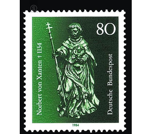 850th anniversary of death of St.Norbert von Xanten  - Germany / Federal Republic of Germany 1984 - 80 Pfennig