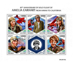 85th Anniversary of Solo Flight of Amelia Earhart - West Africa / Sierra Leone 2020