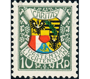 87th birthday  - Liechtenstein 1927 - 10 Rappen