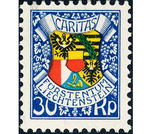 87th birthday  - Liechtenstein 1927 - 30 Rappen