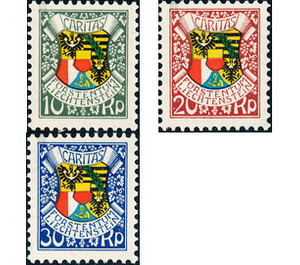 87th birthday  - Liechtenstein 1927 Set